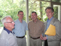 Wagner Society of Dallas:Jim Steuber, Kyle Kerr, Gaston Maurin and Earl Carter